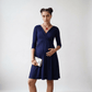 Party V-Neck Maternity Dress | Plunge Fitted