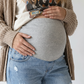 Fleece Maternity Pants | Cozy Wide Leg