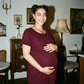 Ribbed Bodycon Maternity Dress | Knit Stretch