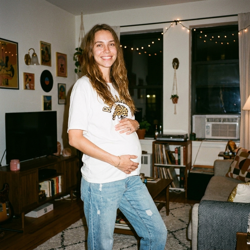 Fleece Maternity Pants | Cozy Wide Leg