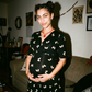 Tie-Front Floral Maternity Dress | Adjustable Fit