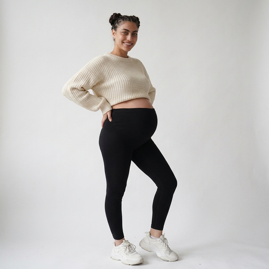 Second Skin Maternity Leggings | Seamless Stretch